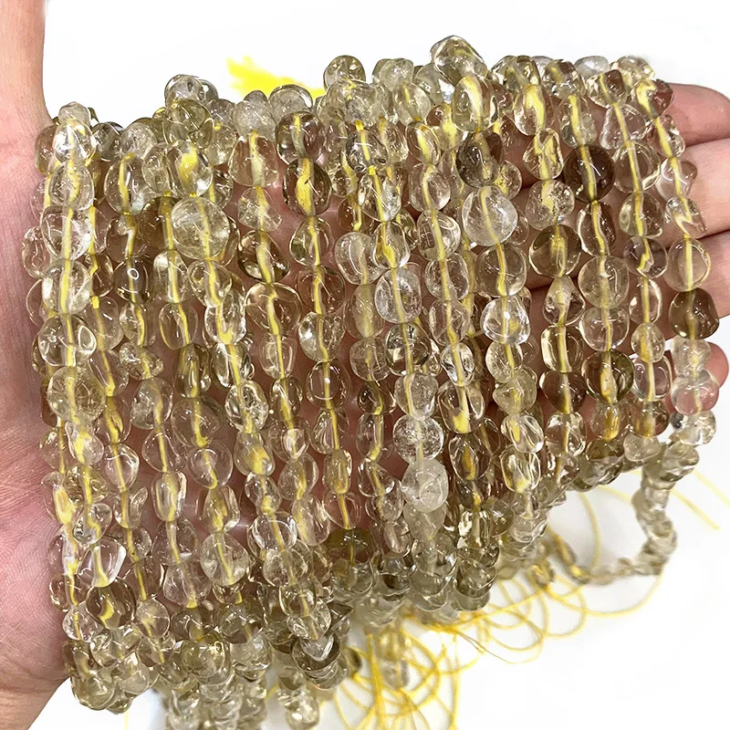 Strawberry Quartz Rose Quartz Lapis Lazuli New Jade 5*8mm Natural Stone Tumble Chip Nugget Beads For Jewelry Making (AB1975)