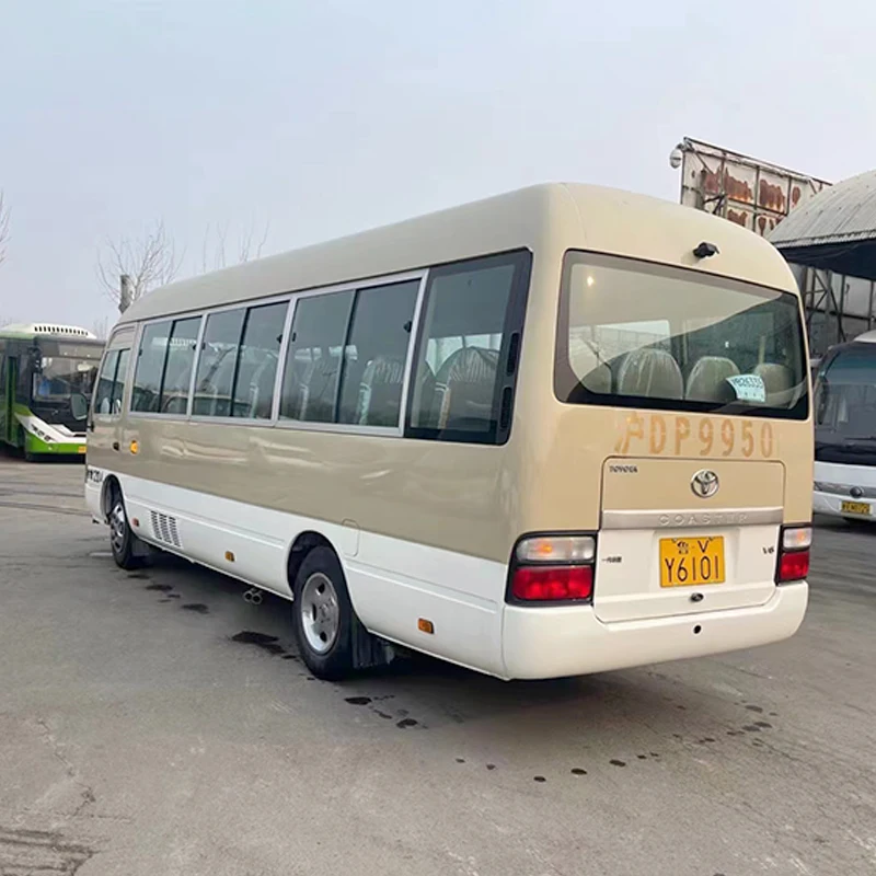 Coaster bus 6 cylinders good quality used coaches 29 seaters second hand buses  with cheap price in good condition