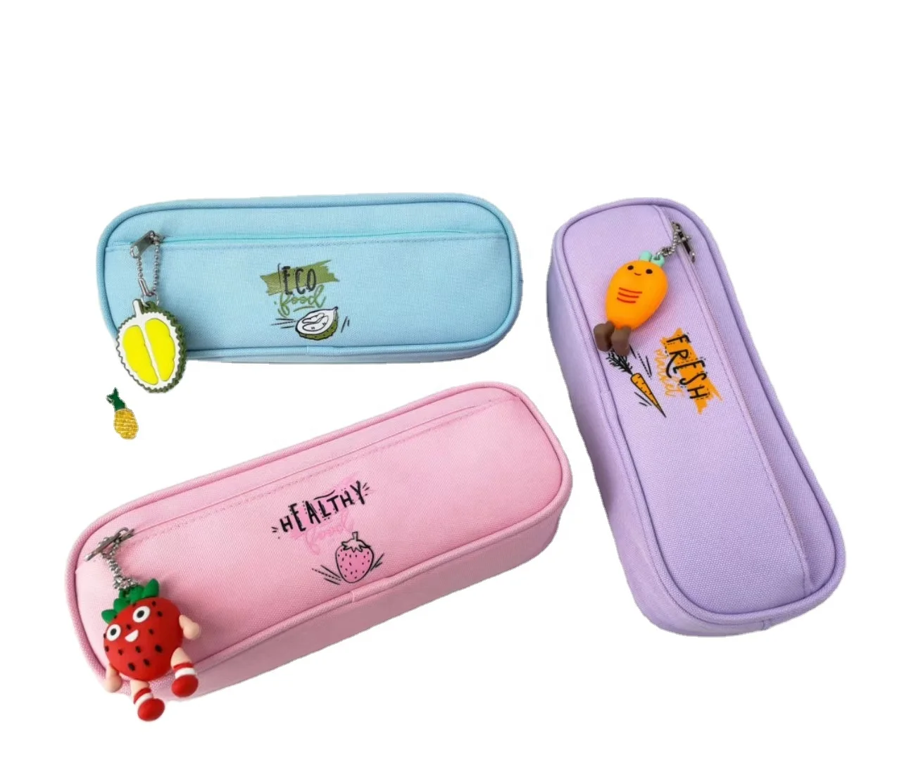 Низкий минимальный заказ креативный студенческий канцелярский модный унисекс холст пенал