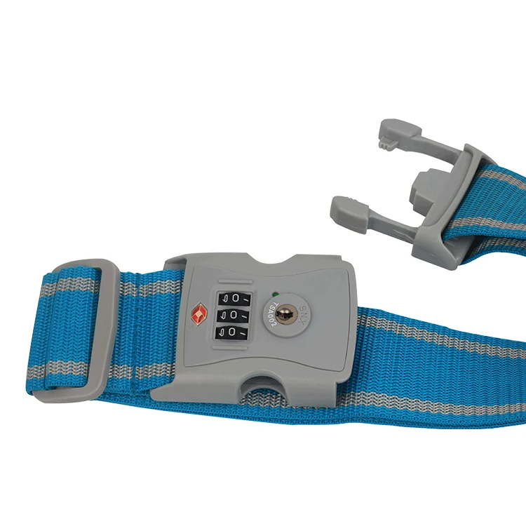 Durable And High Quality TSA luggage strap suitcase belt baggage strap