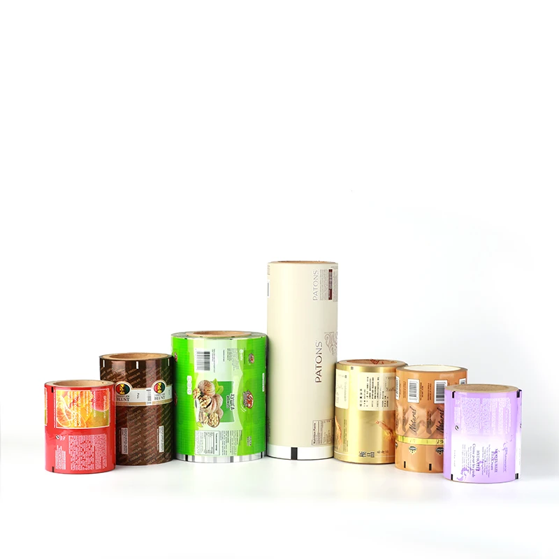
Mylar Food Grade Plastic Cup Sealing Packaging Stretch Roll Film Wholesale 125 Micron Hdpe Aluminum Foil Laminated Roll Film 