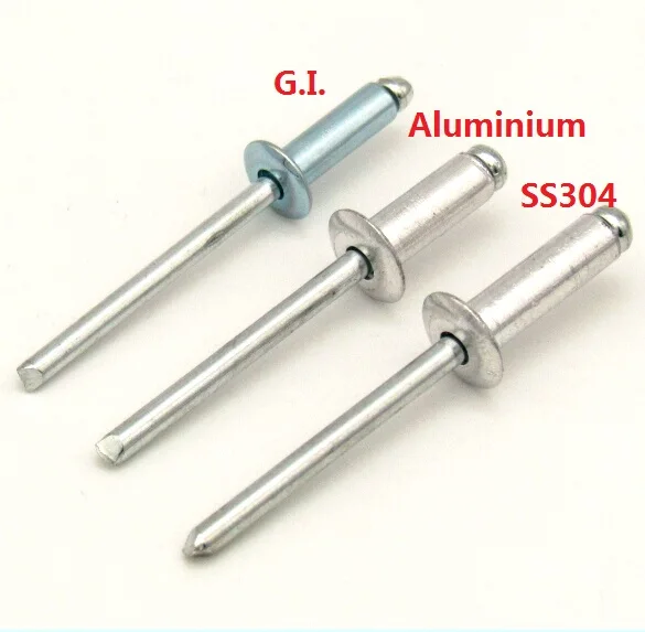  Г. У меня. GI Aluminum G.I. сталь SS 304 4 8 мм Dia вытяжная