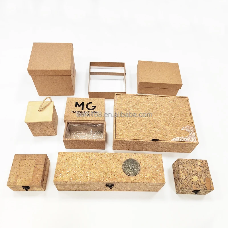 KUKESI Cork Box Wholesale Custom Eco Friendly Waterproof Cork Packaging Box