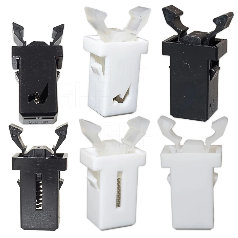 PR-001 маленький переключатель блокировки дверей замок для MS кондиционер Декодер каналов кабельного телевидения ТВ EVD DVD Дверь Крышка батарейного отсека черный белый PR-001 переключатель