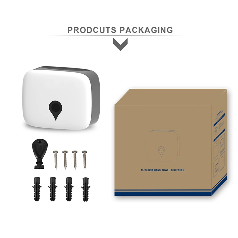 CD.PANG Eco Friendly Residential Paper Dispenser Towel Dispenser Paper Holder Hand Dispenser Paper Chuangdian CD-8225