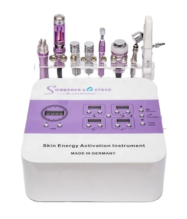 machine.facial skin rejuvenation 8 in 1 hot and cold skin energy activation facial electroporation RF machine
