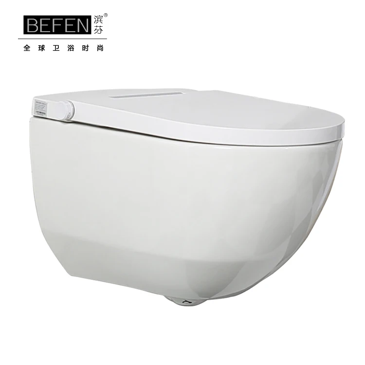 Новое поступление, сантехника, белый круглый умный настенный туалет с CE RoHS