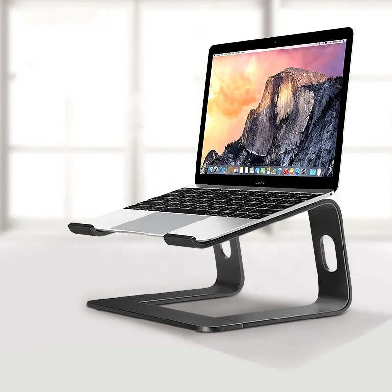 9 Colors 10 to 15.6 inches Riser Notebook Holder Stand Mount Computer Stand Ergonomic Detachable Aluminum Laptop Stand