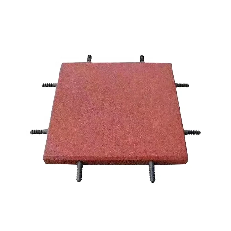 high density  anti-slip outdoor pin plug connect rubber flooring mat