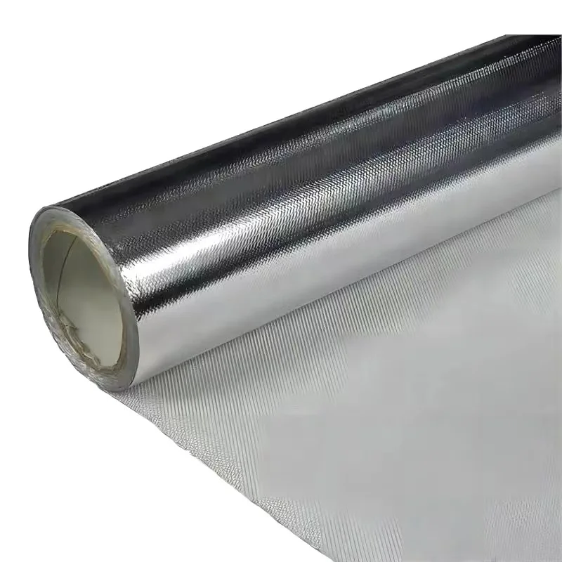 Satisfaction Guarantee Aluminum Foil Fiberglass Fabric Cloth Aluminum Foil Woven Fabric