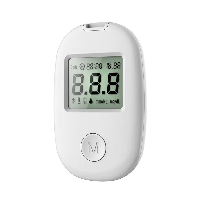 Medical Blood Glucose Meter with Test Strip and Blood Collection Needle for Elderly People House-Service Detector Tester