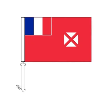 Fast-delivery Custom Palestine 12 X 18 Inch Car Window Clip National Flag With Plastic Pole Double Sided Patriotic Uv Resistant