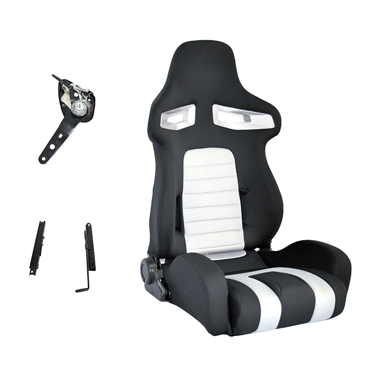 Hot Sales synthetic leather Recaro Seat With Double Adjustor Reclinable Bucket Seats for Racing Car