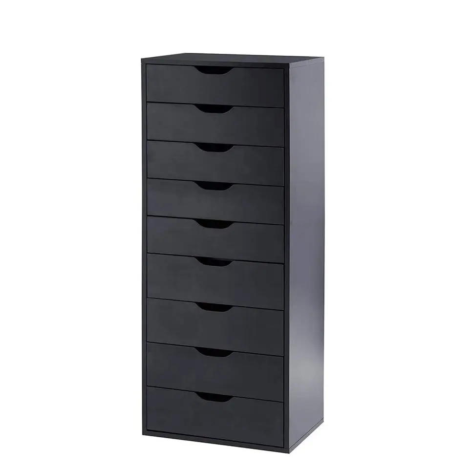 YQ Forever MDF Organizer Hanging Chest Letter Legal A4 Sideboard Filing Storage File Chest Drawers Drawer Cabinet