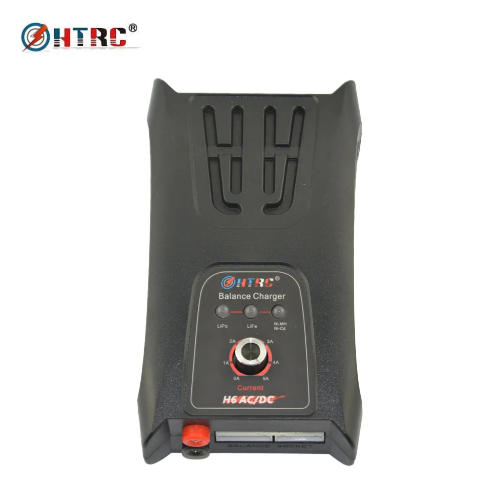 HTRC H6 AC/DC 50W LiPo, LiFe, NiMH, NiCd AC/DC Balancing Battery Charger / Discharger for RC Toys