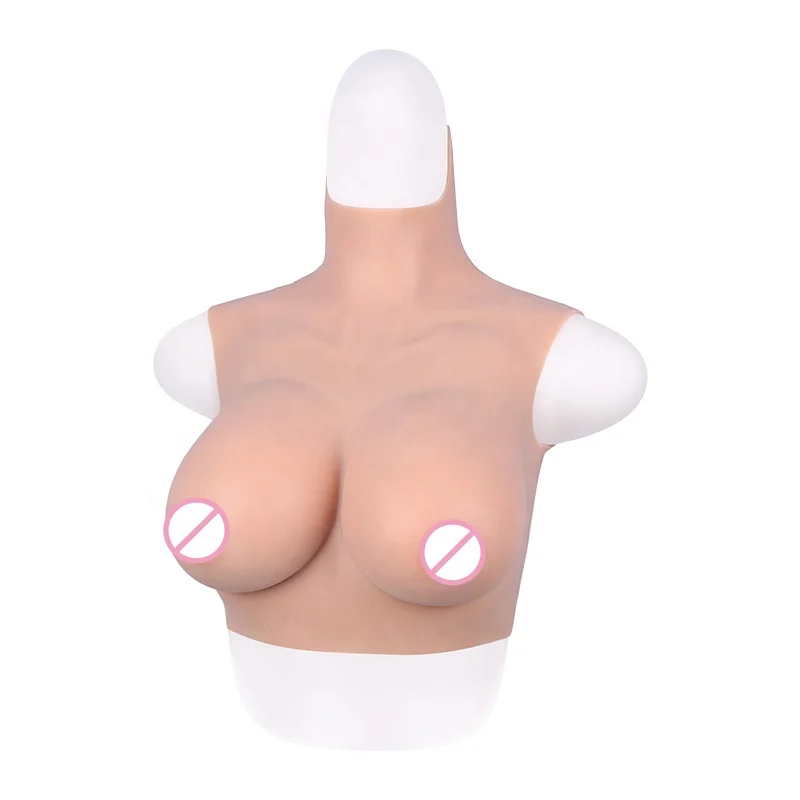 Tgirl Huge Tits Artificial Boobs Enhancer Transgender Realistic Vagina Silicone Breast Plate for Crossdresser