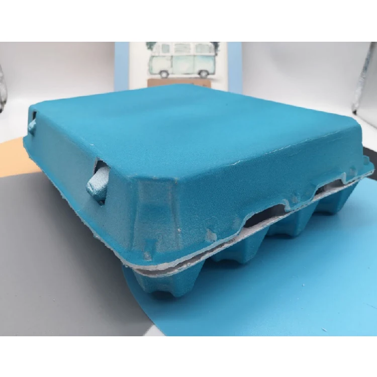 Paper Egg Box with curved edge 15 pieces of two-color egg gift box supermarket gift eco-degradable paper