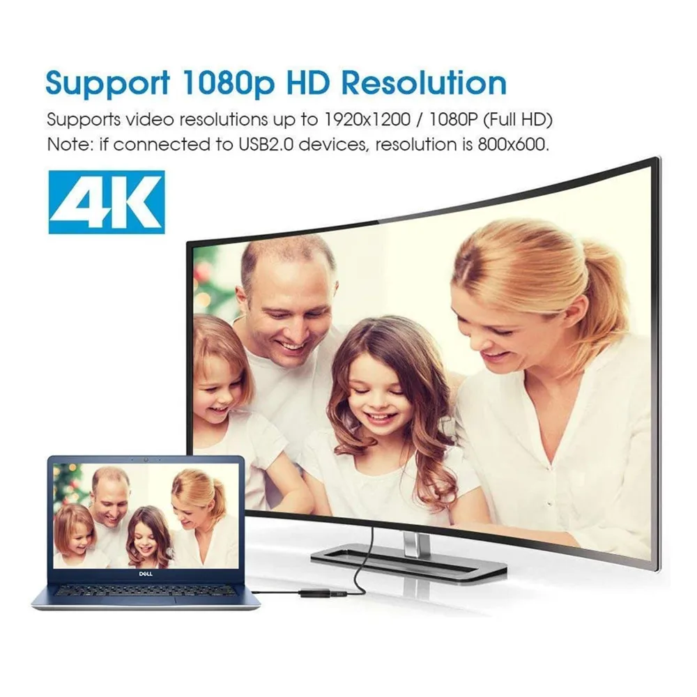 High quality 3.0 USB TO VGA Adapter Converter