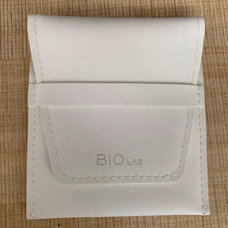 leather faxu luxury  jewelry jewelry bag jewellery bag pouch with logo faux leather jewellery pouch