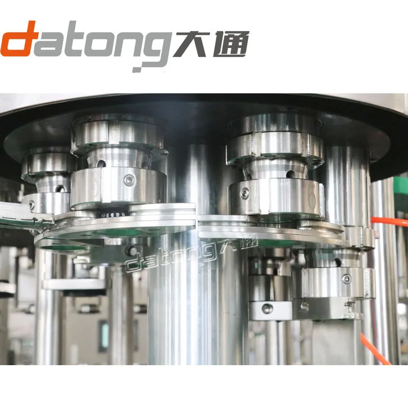 Mono block carbonated drink filler / glass bottle filling bottling machine