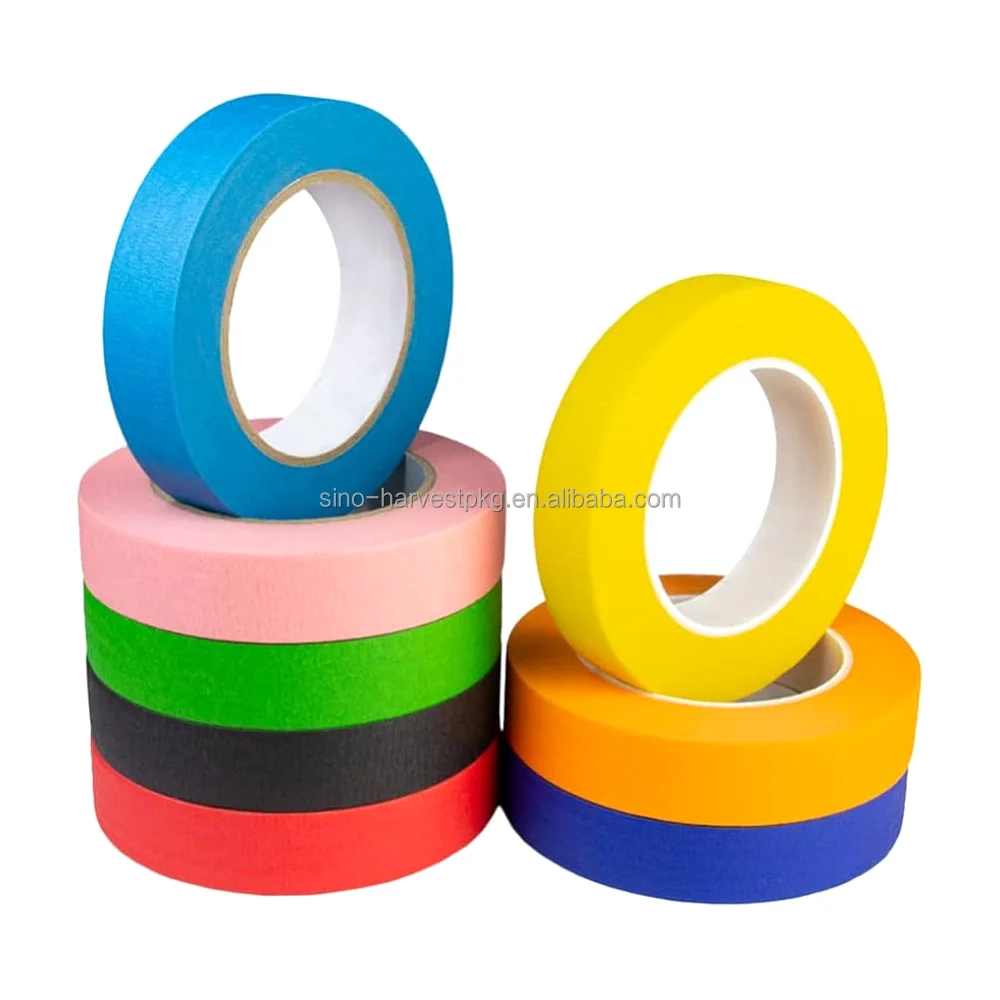 Professional manufacturers wholesale color and paper tape decorative role suitable for painting or outdoor construction