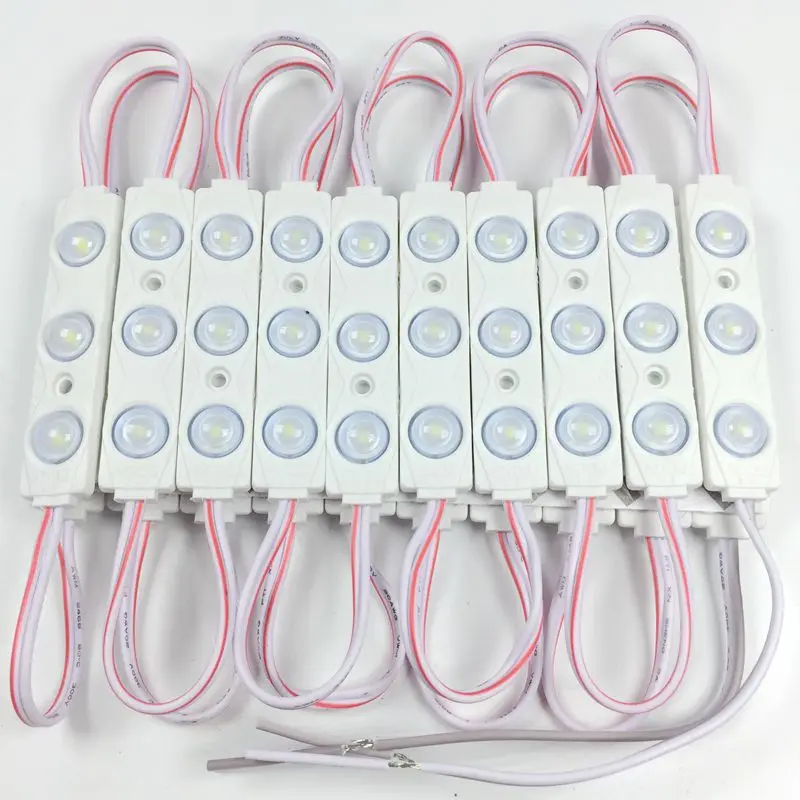  IP67 водонепроницаемый smd 2835 DC12V 3 светодиода наружная реклама впрыскиваемый светодиодный