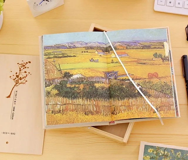 
Van Gogh Wooden Notebook 