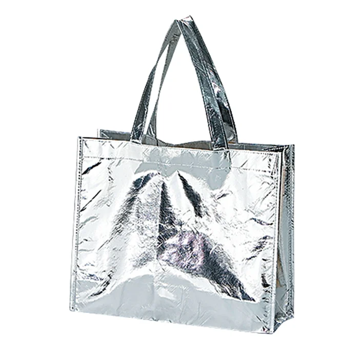 Gold gloss Aluminium foil laminated Non woven bag