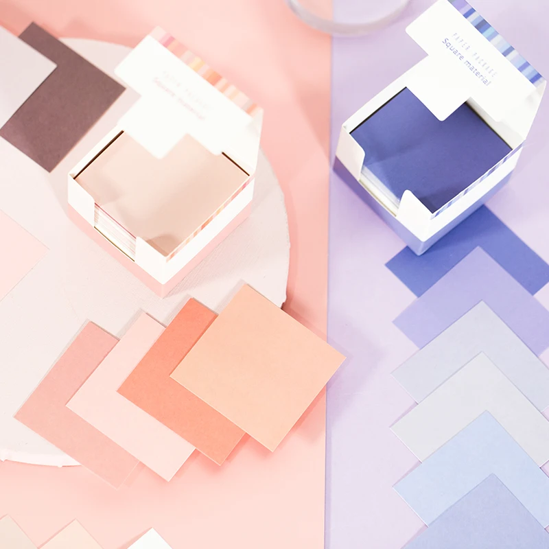 Красочные кубические блокноты для записей коробка упаковка блокнот для записей