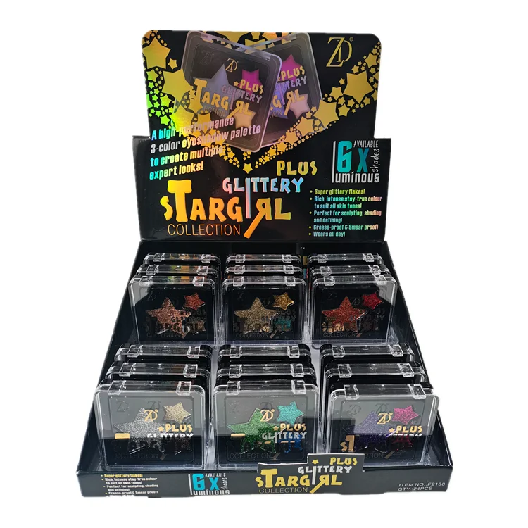 Make Up Pallets Glitter Gel Eye Makeup Cosmetic Private Label Glitter Eyeshadow