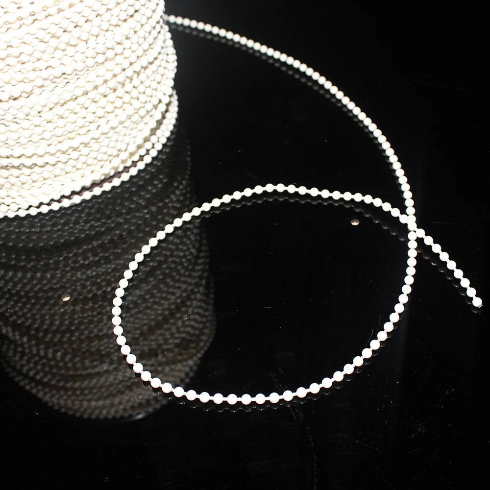 Шнур из нержавеющей стали, цепочка для штор, Аксессуары для штор, шаровая цепочка 4,5*6, разноцветные пластиковые шторы, шаровая цепь