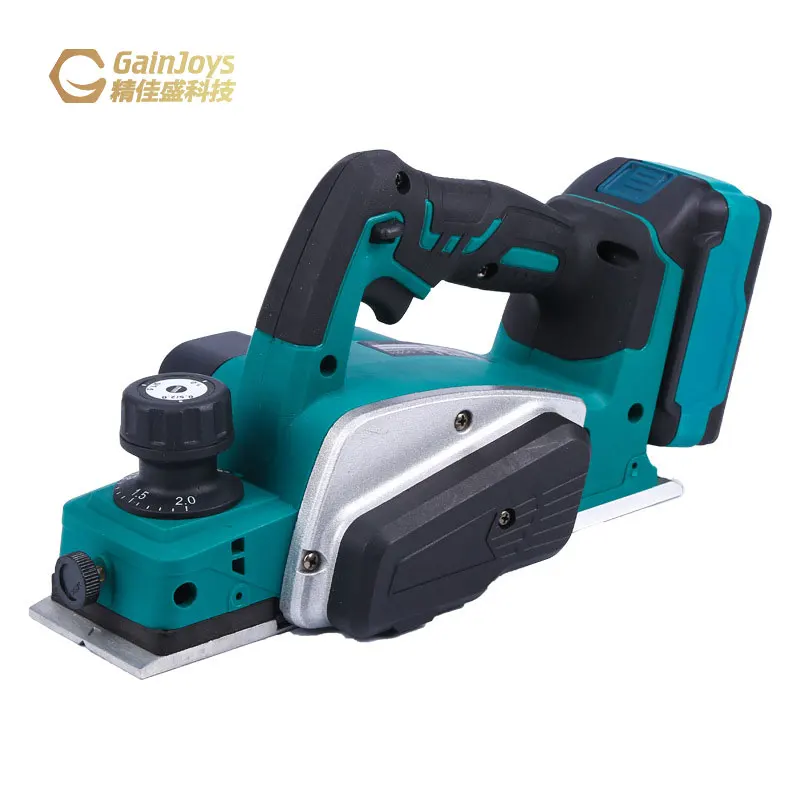 Gainjoys оптовая продажа 82 мм литиевая аккумуляторная портативная машинка для строгания по дереву электрическая