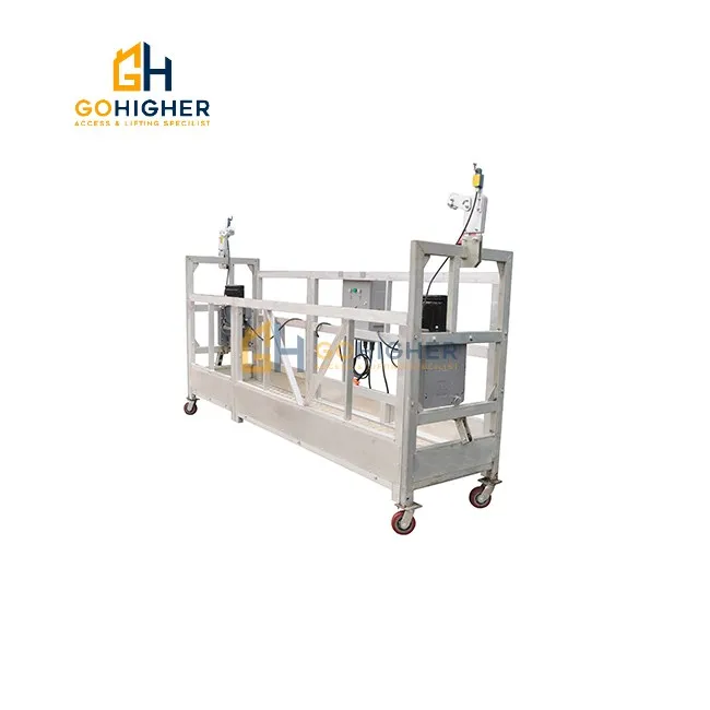 630 zlp plataforma suspendida 630kg power steel suspended lifting platform aluminium zlp cradle construction