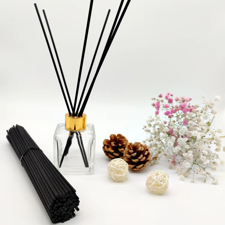 Black Fiber Polyester Rods White Fiber Diffuser Sticks Perfume Aroma Fiber Reed Diffuser Sticks