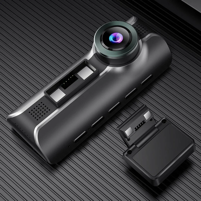 Скрытая камера 2160p потоковый 4k x6000 видеорегистратор с двумя камерами датчик поворачивания экрана автомобильной аварии черный ящик 360 градусов поддержкой Wi-Fi
