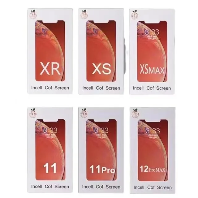 Factory Wholesale RJ /JK/ZY INCELL screen For iPhone x xs MAX 11 12 13 14 Mini pro Max Screen For iPhone13 Display Replacement