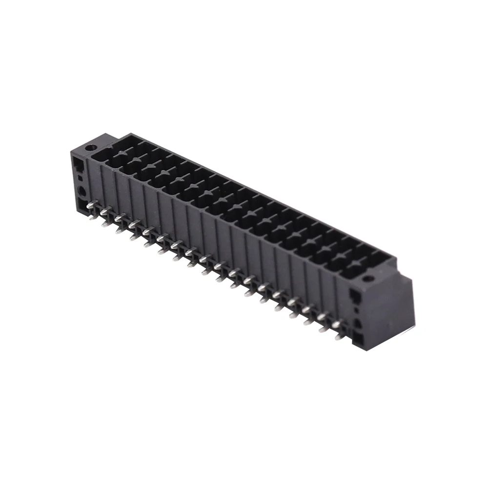 factory direct sales LC pluggable double-row terminal block anhle pin /4//6//8//10/12P/48P