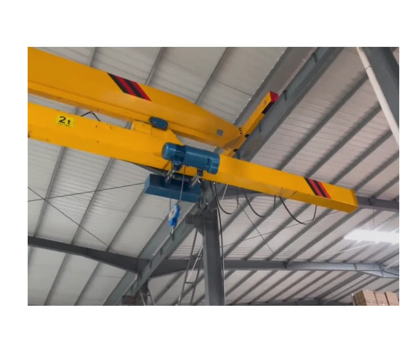 Electric telescopic single beam crane