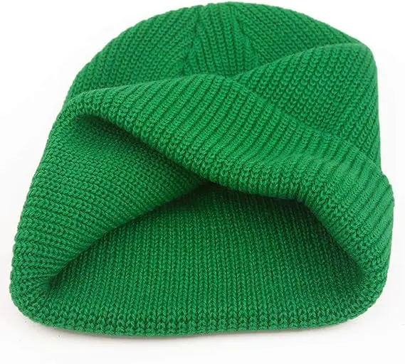 Manufactory custom 100% Acrylic Cuffed Beanie  Soft Beanies Hats Men & Women  100% Acrylic Fabric Cuffed Knitted Beanie