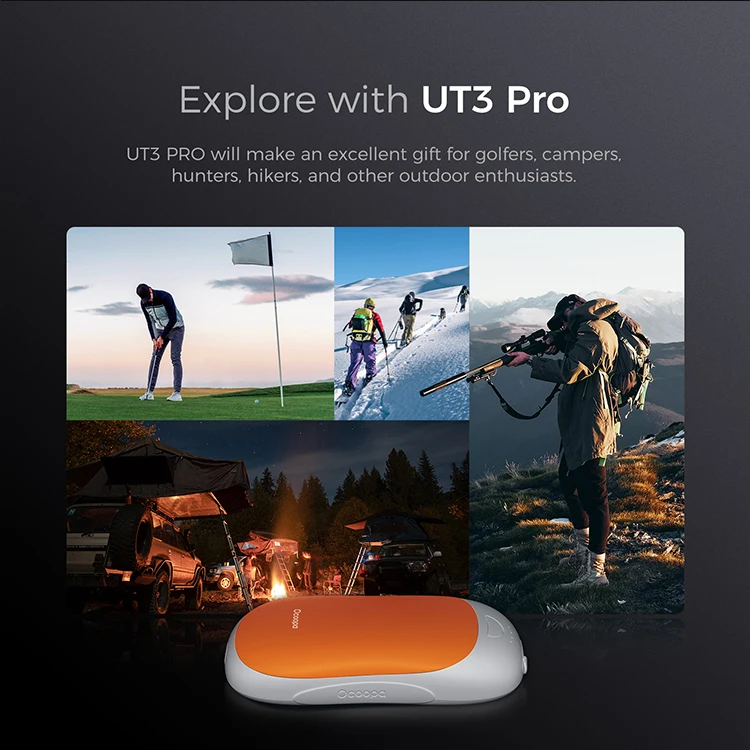 Перезаряжаемый ручной Теплый Зимний новый продукт для кемпинга 2023 смарт-технологии для кемпинга