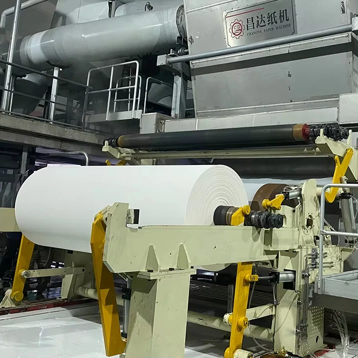 High Speed Complete Production Line  Toilet Tissue Paper Roll Making Machine Price In Chin