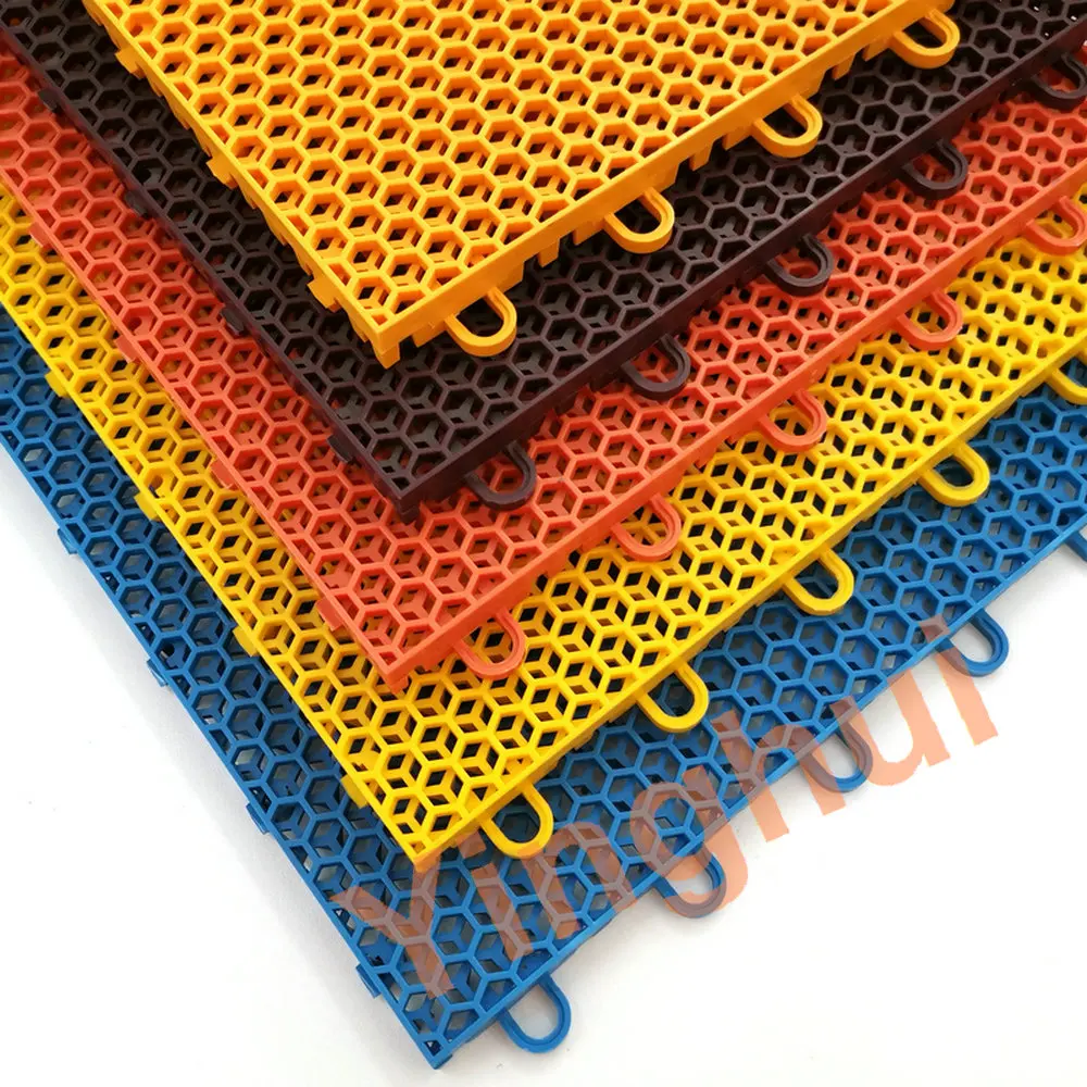 O-01 Outdoor 3x3 Street Basketball Family Backyard Basketball Badminton Playground Sport pickleball Flooring Synthetic Flooring