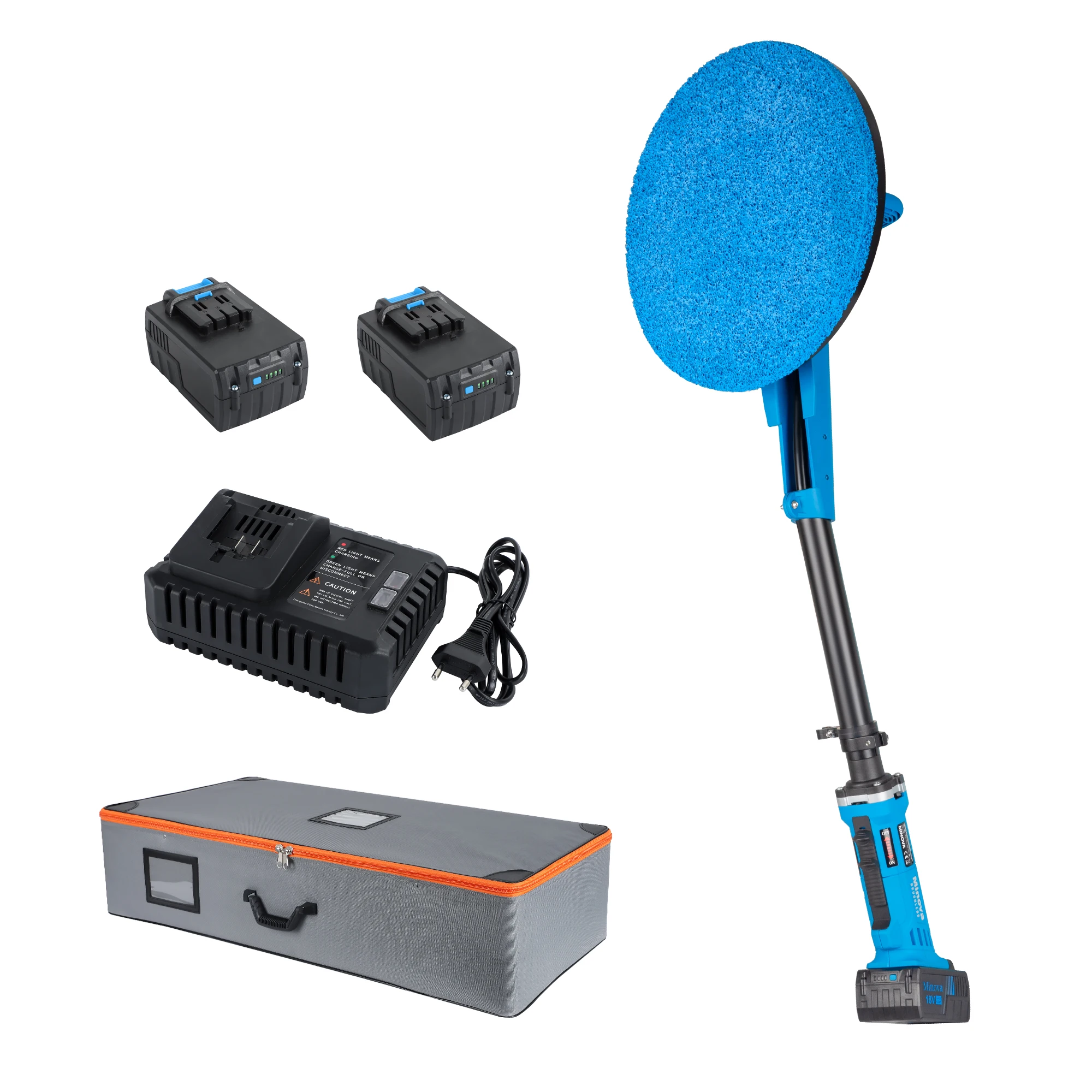 MINOVA Factory Direct Brushless Battery Drywall Tools Drywall Sander Wall Gypsum Plastering Machine