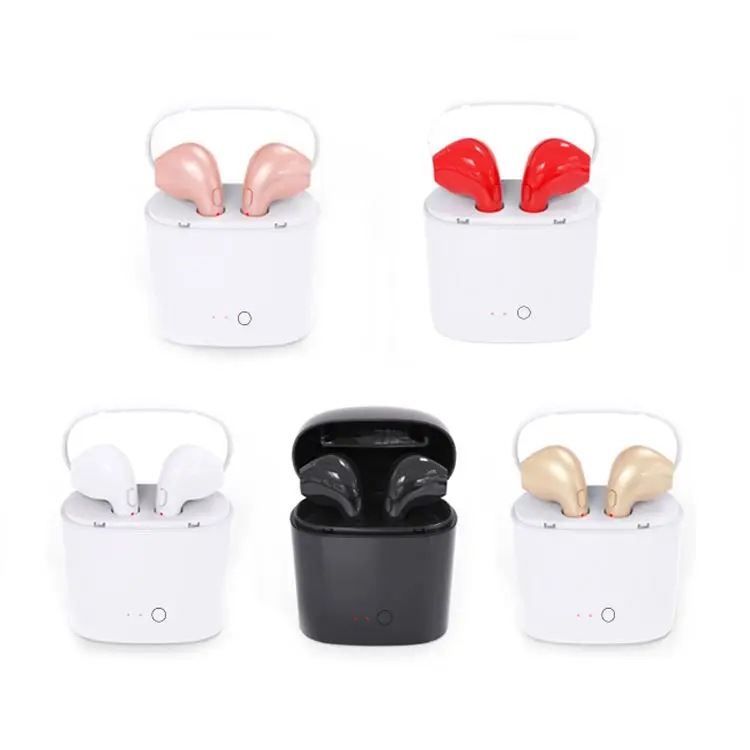 Whosale Best quality I7S TWS Popular Led Mobile Accessories BT 5.0 Wireless Sterio Earbuds Earphone & Headphone i12, i11