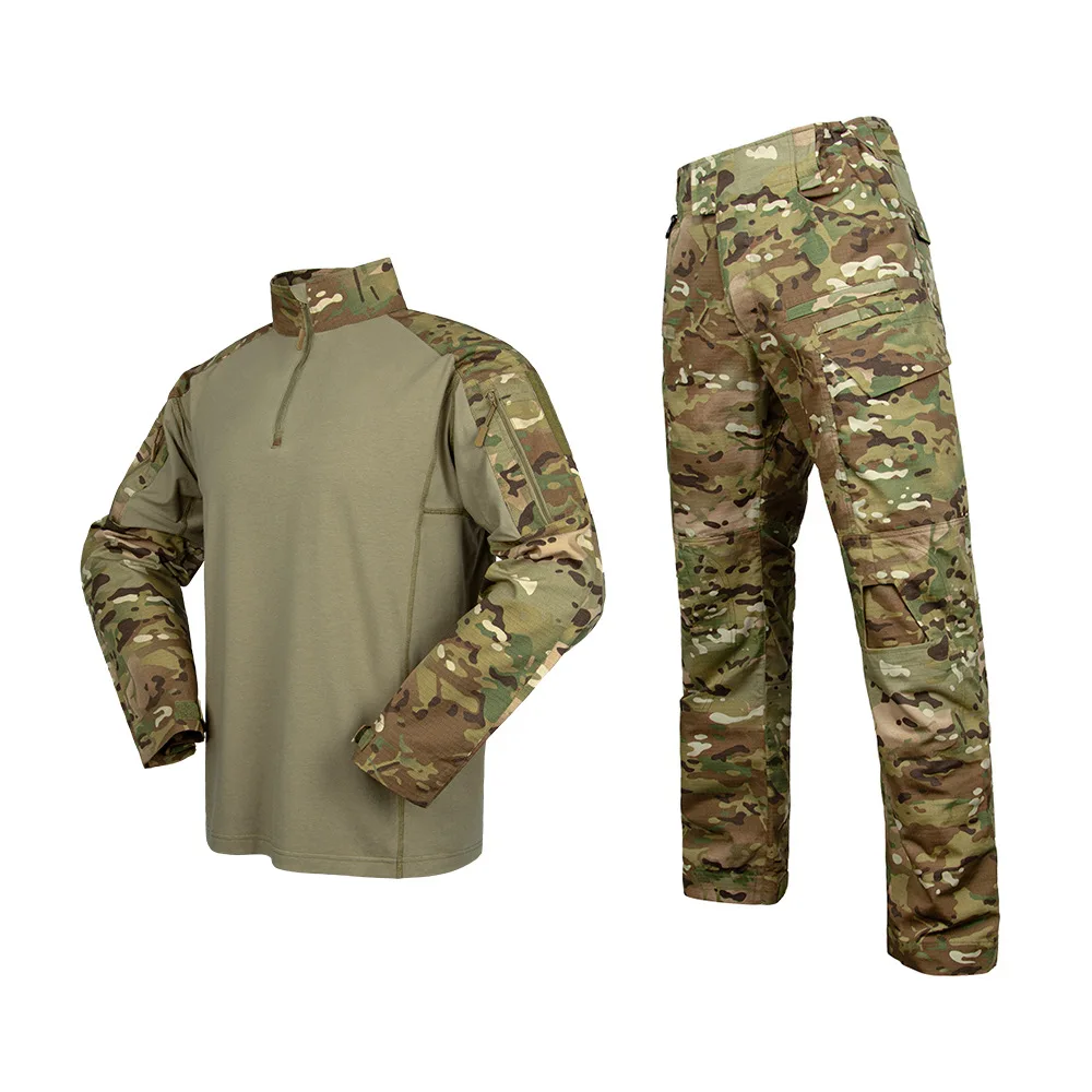 Custom G4 Camouflage Clothing Shirt Pants Frog Suit Multicam CP Tactical Uniform With Knee Pads