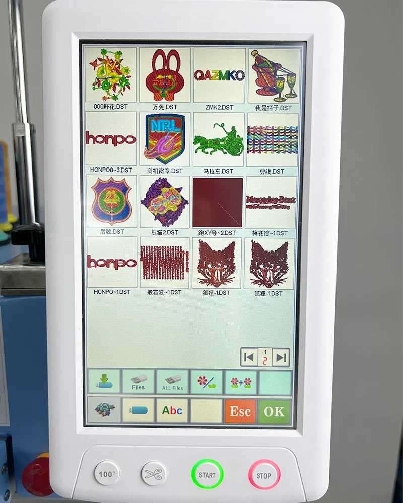HONPO Best Industrial Single-head High-speed Multifunctional Easy Operate Embroidery Machine for Shop