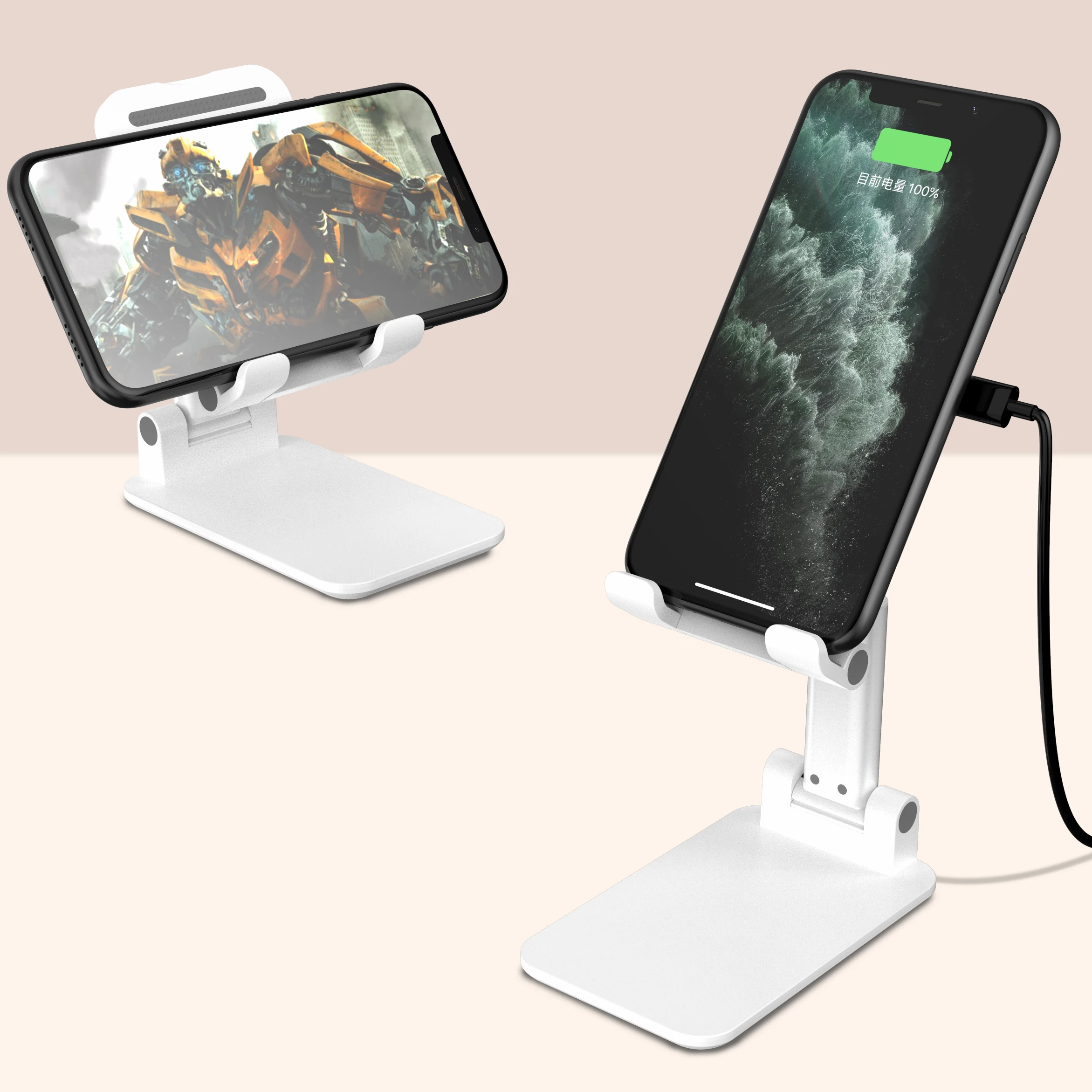 Складная подставка для планшета, портативная Мини Беспроводная зарядка, держатель для мобильного телефона