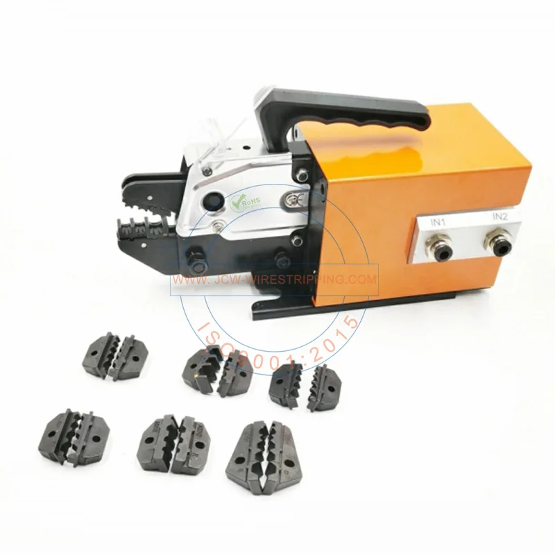 JCW-320 China Manufacturer Crimping Machinery Semi-auto Crimping Machine Pneumatic Ferrule Crimper