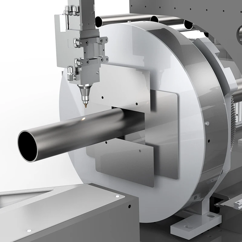 Auto Loading Unloading Laser Tube Cutter Metal Aluminum Tube Laser Cutting Machine With Auto Loader