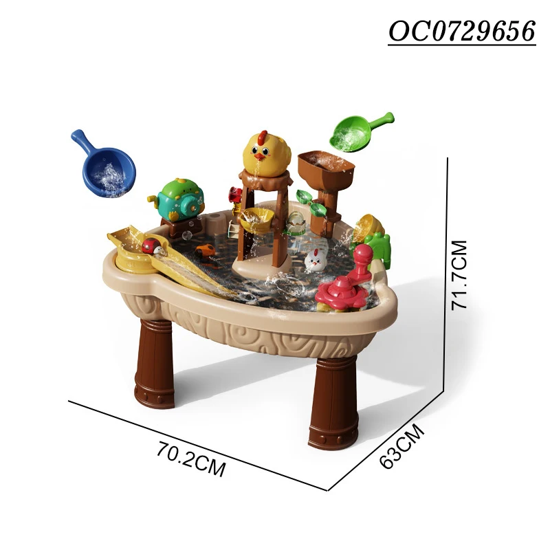 Высококачественный Летний большой игровой набор игрушек для водного стола детей